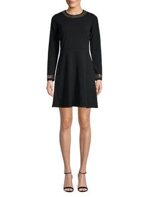 Michael Michael Kors Embellished Fit-&-flare Dress