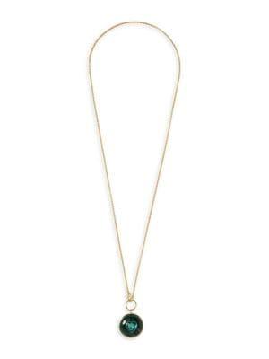 Sole Society Heart Medallion Pendant Necklace