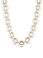 Anne Klein Goldtone Circle Link Necklace