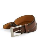 Black Brown Faux Leather Belt