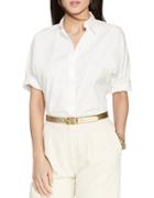 Lauren Ralph Lauren Dolman-sleeve Cotton Shirt