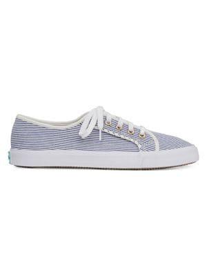 Jack Rogers Carter Seersucker Stripe Sneakers