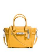 Coach Swagger Small Pebbled Leather Satchel