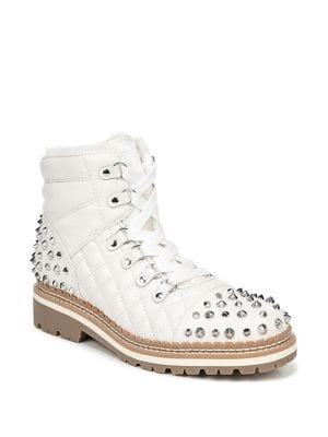 Sam Edelman Bren Embellished Lace-up Boots