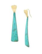 Robert Lee Morris Collection Triangular Drop Earrings