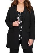 Addition Elle Michel Studio Plus Loose-fit Notch Collar Blazer
