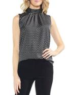 Vince Camuto Estate Jewels Printed Blouse