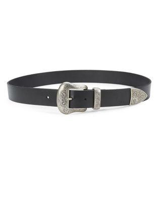 Lauren Ralph Lauren Western Leather Belt