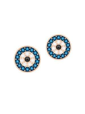 Swarovski Duo Evil Eye Pierced Earrings