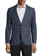 Hugo Boss Plaid Suit Jacket