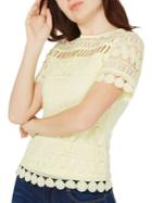 Dorothy Perkins Geometric Lace Top