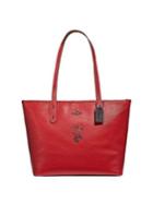 Disney X Coach Minnie Mouse City Leather Tote With Motif