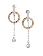 Bcbgeneration Basic Two-tone Chain Drop Earrings