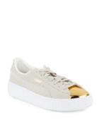 Puma Leather Lace-up Sneakers