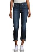 7 For All Mankind Step Hem Cropped Bootcut Jeans