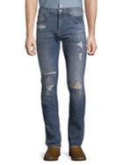 7 For All Mankind Paxtyn Distressed Slim Jeans