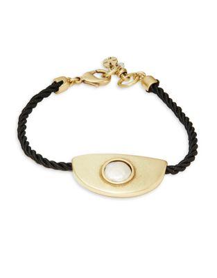 Lucky Brand Holiday Chase Pearl Cord Bracelet