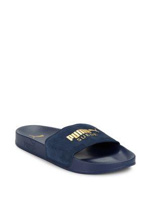 Puma Suede-strap Logo Slides