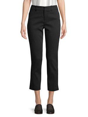 Lord & Taylor Petite Dotted Cropped Pants