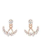 Swarovski X Penelope Cruz Moonsun Rose Goldtone & Swarovski Crystal Earrings