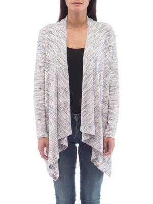 B Collection By Bobeau Amie Spacedye Open Cardigan