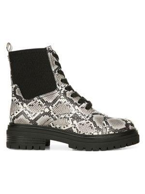 Circus By Sam Edelman Giovanny Snakeskin-print Booties