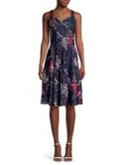 Gabby Skye Floral Lace Cocktail Dress
