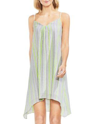 Vince Camuto Amalfi Breeze Stripe Gauze Shift Dress