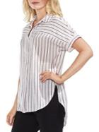 Vince Camuto Modern Canopy Striped Blouse