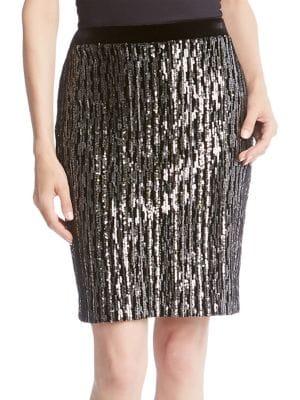 Karen Kane Sequin-embellished Skirt