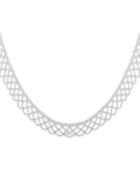Anne Klein Crochet Chain Collar Necklace