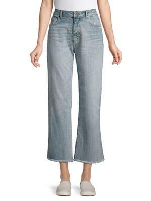 French Connection Cropped Wide-leg Jeans