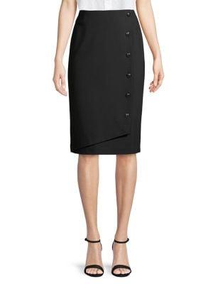 Kasper Compression Ponte Skirt