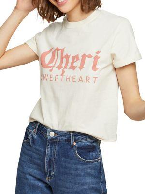 Miss Selfridge Cheri Sweetheart Cotton Tee