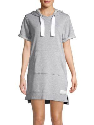 Calvin Klein Performance Short-sleeve Hoodie Dress