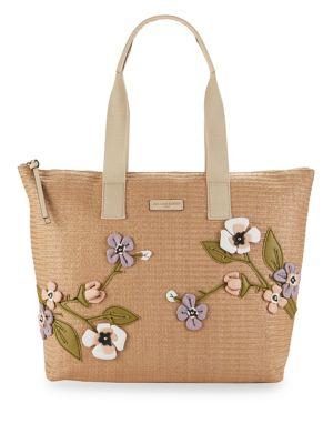 Karl Lagerfeld Paris Floral-embellished Tote