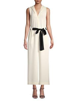 Marella Sleeveless Tie-front Jumpsuit