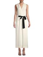 Marella Sleeveless Tie-front Jumpsuit