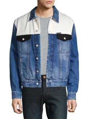 Calvin Klein Jeans Colorblocked Denim Jacket