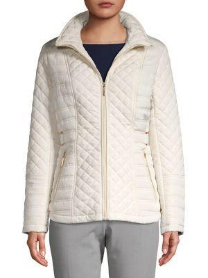 Gallery Zipper Quilted Jacket