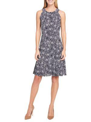 Tommy Hilfiger Halterneck Jersey Fit-and-flare Dress