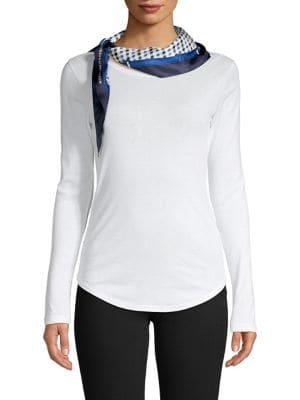 Lauren Ralph Lauren Checked Silk Scarf