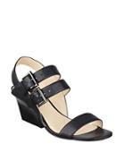 Nine West Leather Wedge Sandals