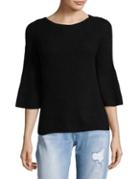 Lord & Taylor Plus Bell Sleeve Sweater
