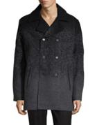 Calvin Klein Speckled Double-breasted Coat