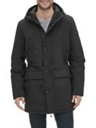 Kenneth Cole New York Long-sleeve Hooded Coat