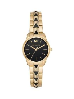 Michael Kors Runway Mercer Goldtone Stainless Steel Bracelet Watch