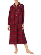 Lanz Plus Long-sleeve Flannel Night Gown