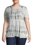 Lord And Taylor Separates Plus Tie-dye Tee