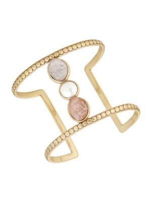 Lucky Brand Nouveau Americana Faux Pearl Cuff Bracelet